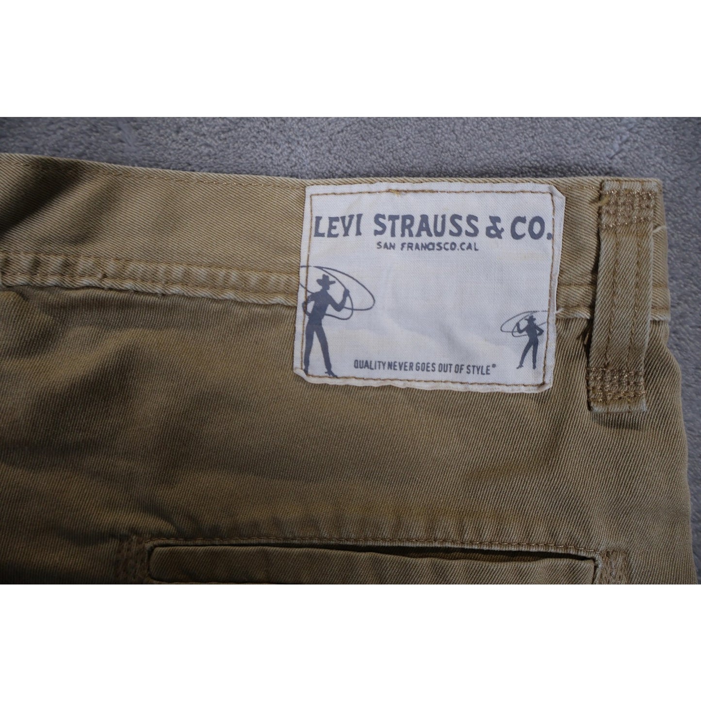 Levis Premium Pants Mens 34x32 Straight Leg Chino Workwear Casual