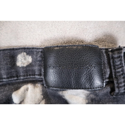 Luke & Dutch Jeans Mens 38x32 Straight Leg Distressed Denim Pants Bleach Wash