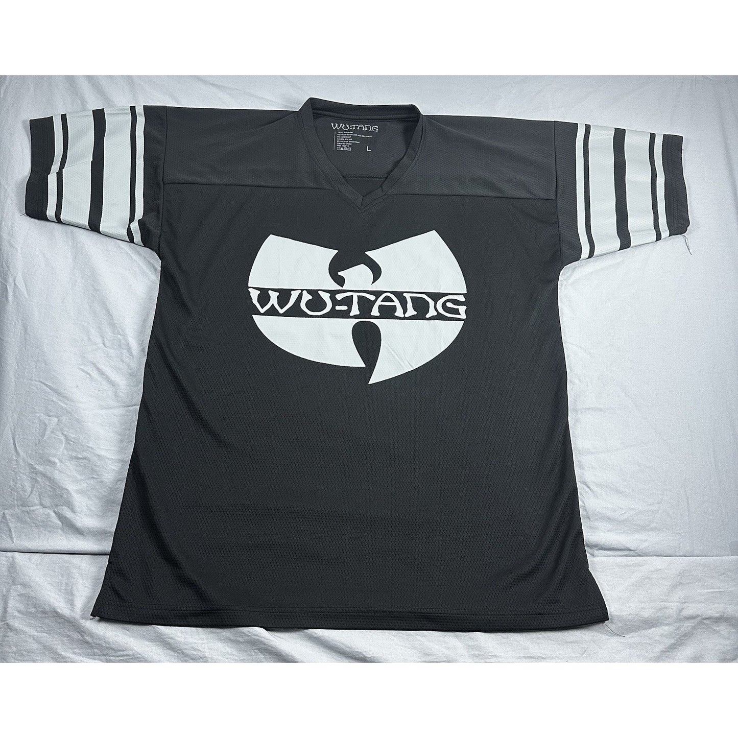 Vintage WU TANG CLAN #97 C.R.E.A.M. Football Jersey Footbal Jersey Black Size L