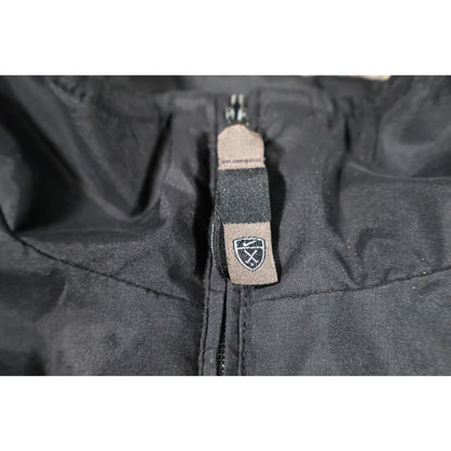 Nike Golf Pullover Jacket Mens XL Black Beige Clima-Fit Windbreaker Bunny Logo