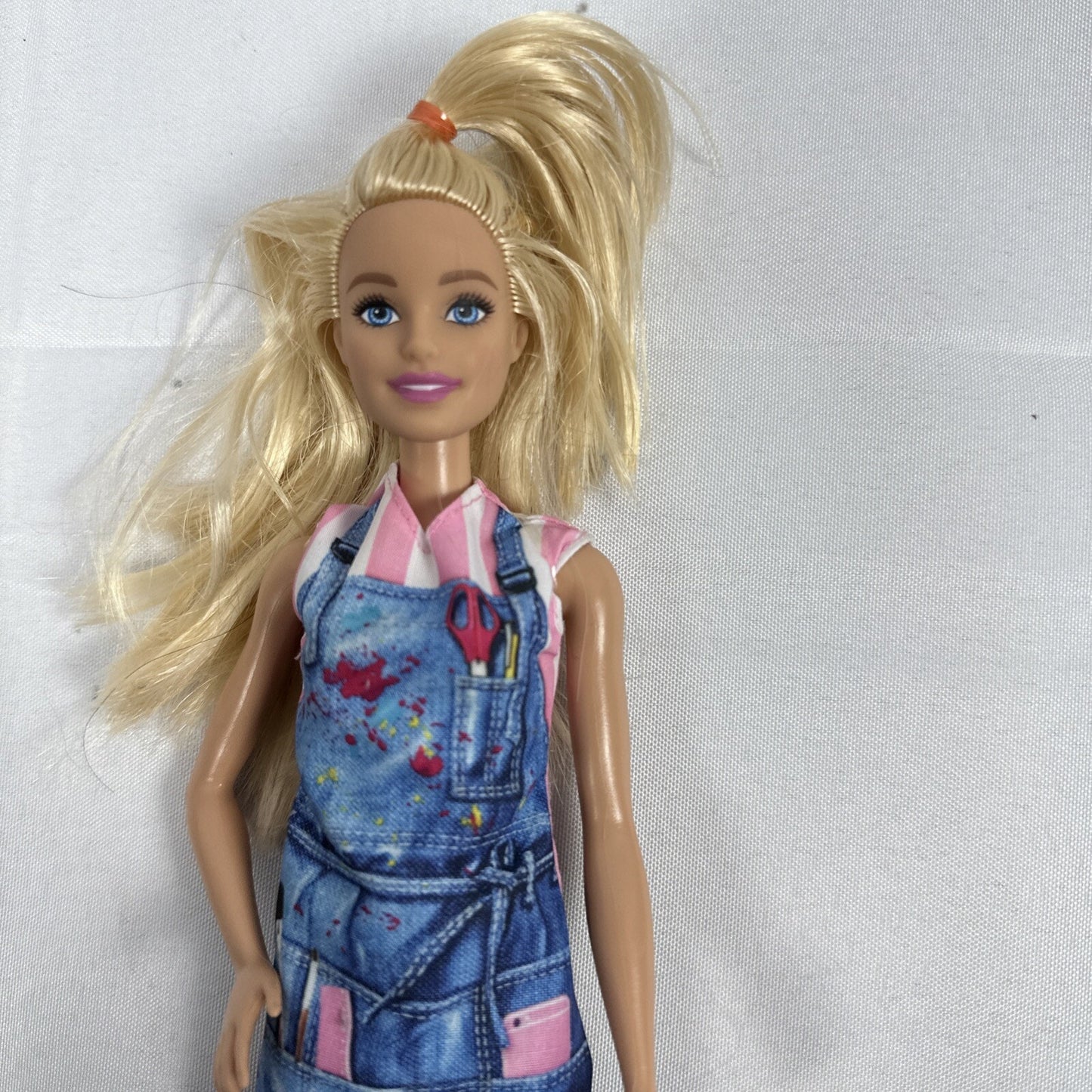 2019 Mattel Barbie You Can Be Anything ART TEACHER #GJM29 Barbie Doll Dressed
