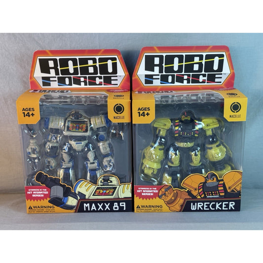 Robo Force MAXX 89 , Wrecker Action Figure Lot Nacelle Toys NEW