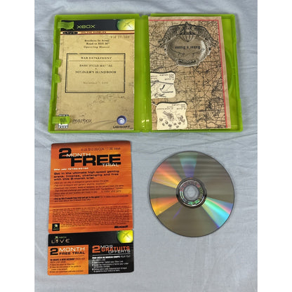 Brothers in Arms: Road to Hill 30 (Microsoft Xbox) Complete w/ Manual & Map