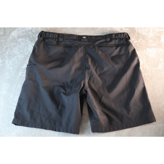 Wrangler Shorts Mens 46 Black Outdoor Utility Cargo Quick Dry Polyester NW926BL