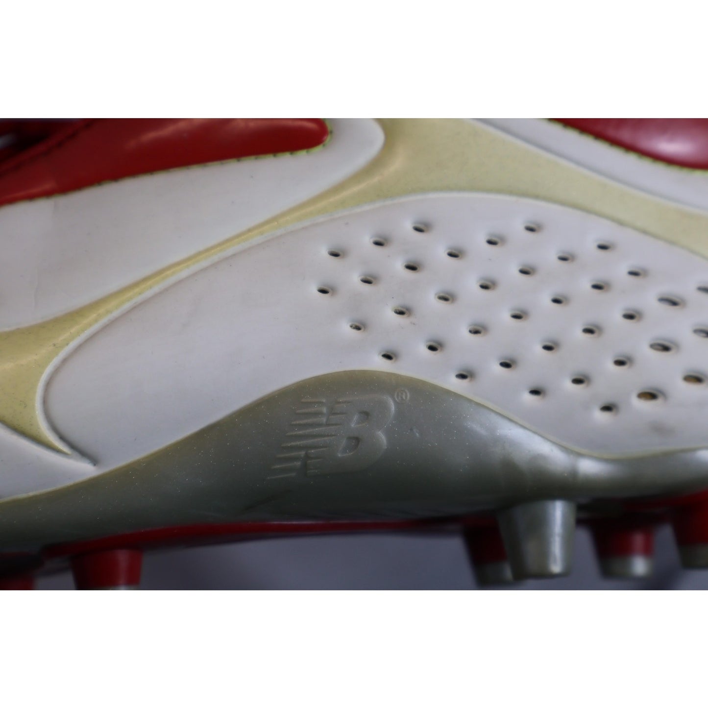 Warrior Burn 2.0 Shoes Mens Size 8.5 D Red White Lacrosse Cleats New Balance