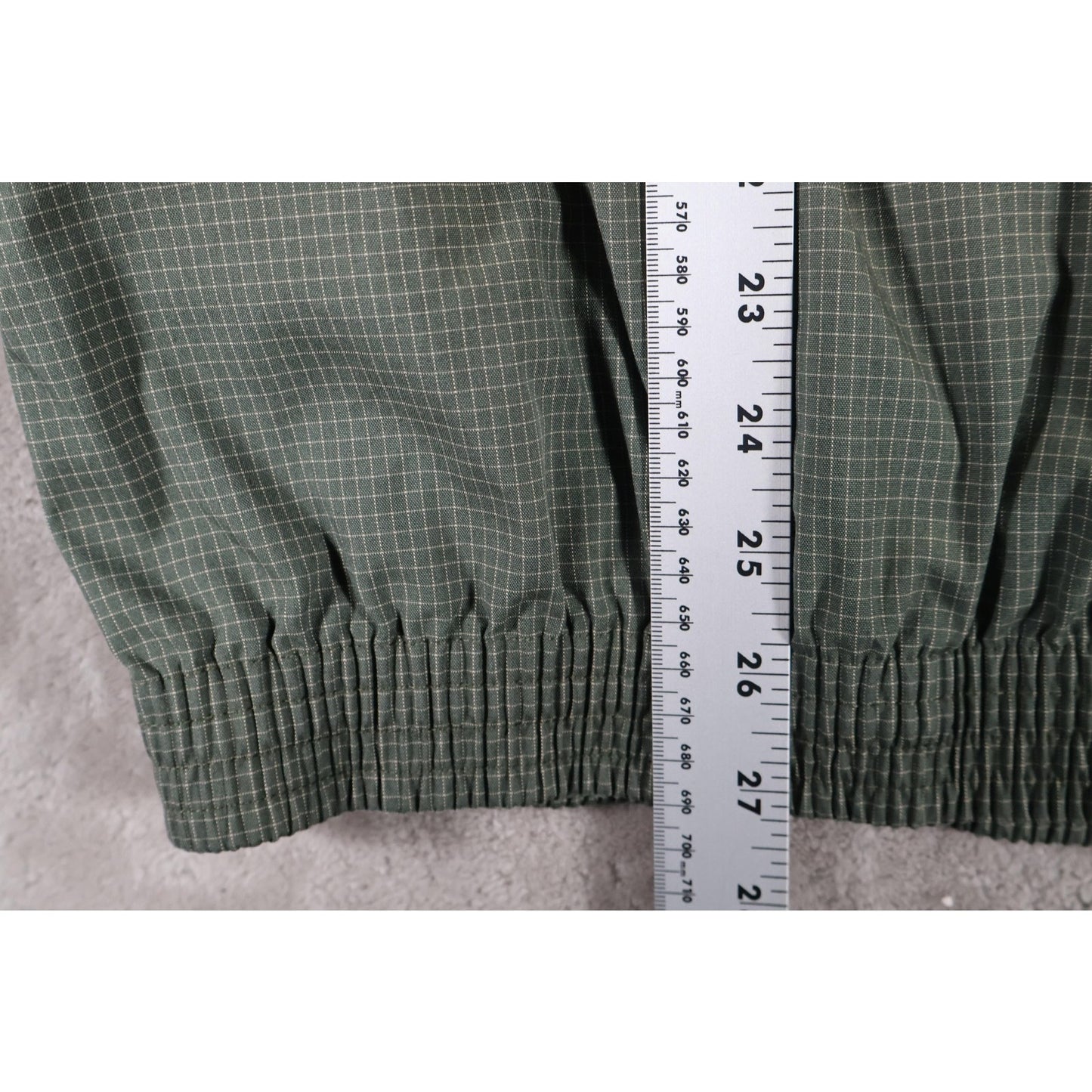 Eddie Bauer Golf Vest Mens Medium Checkered Pullover Windbreaker Sleeveless