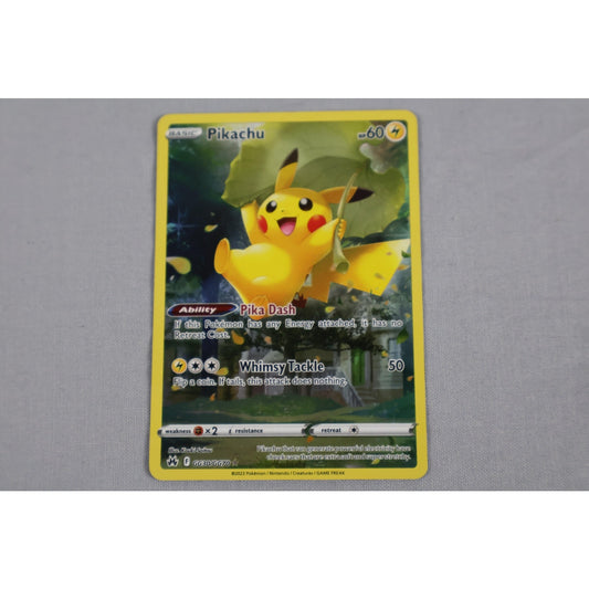 Pikachu GG30/GG70 Crown Zenith Galarian Gallery Ultra Rare Pokemon Card