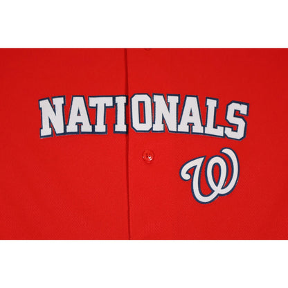 Washington Nationals Jersey Mens XL MLB Baseball True Fan Series Polyester Shirt