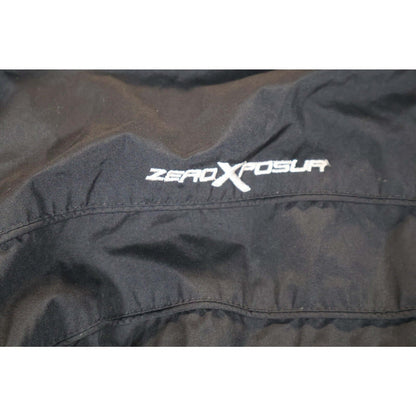 ZeroXposur Jacket Mens 2XL Full Zip Fleece Lined Activewear Element Protector logo close-up on black fabric.